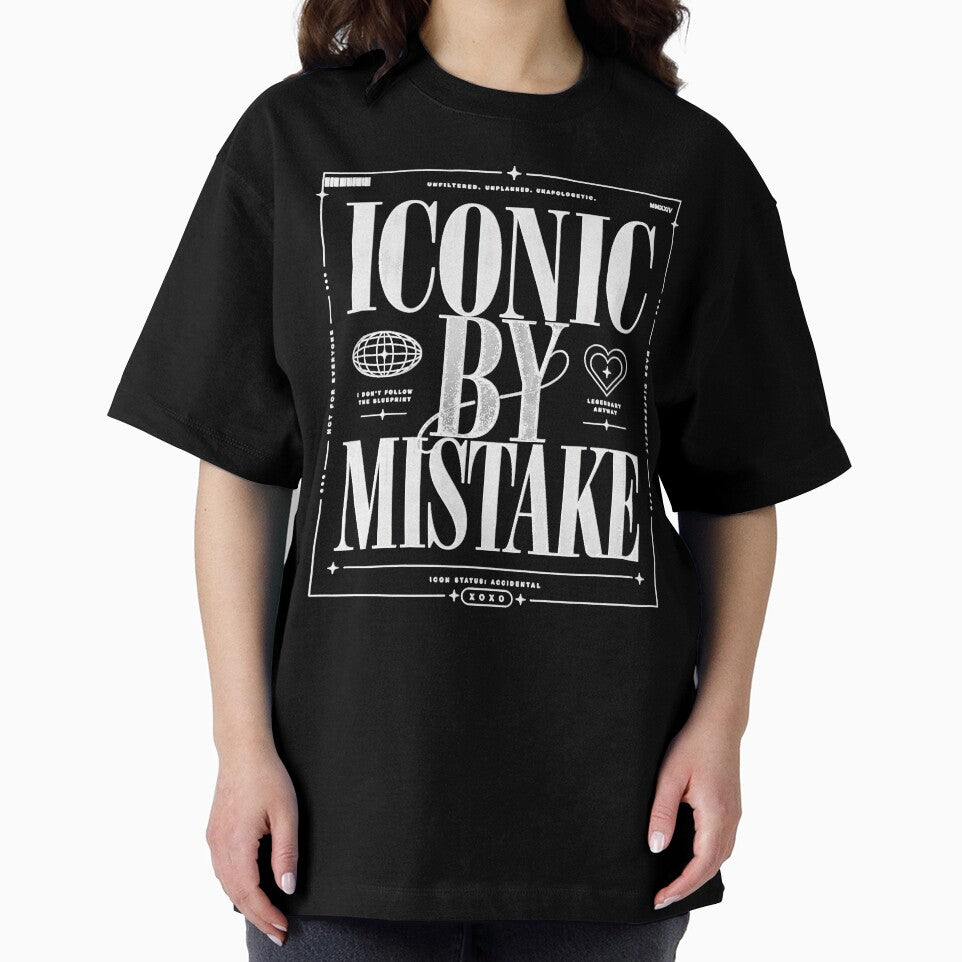 Iconic By Mistake Typography | Y2K Editorial Statement Design by Meivelle