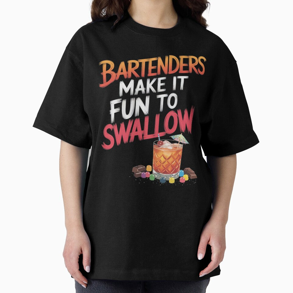Bartenders Make It Fun To Swallow Funny Gifts For Bartenders and Cocktail Lovers by SkymarArt