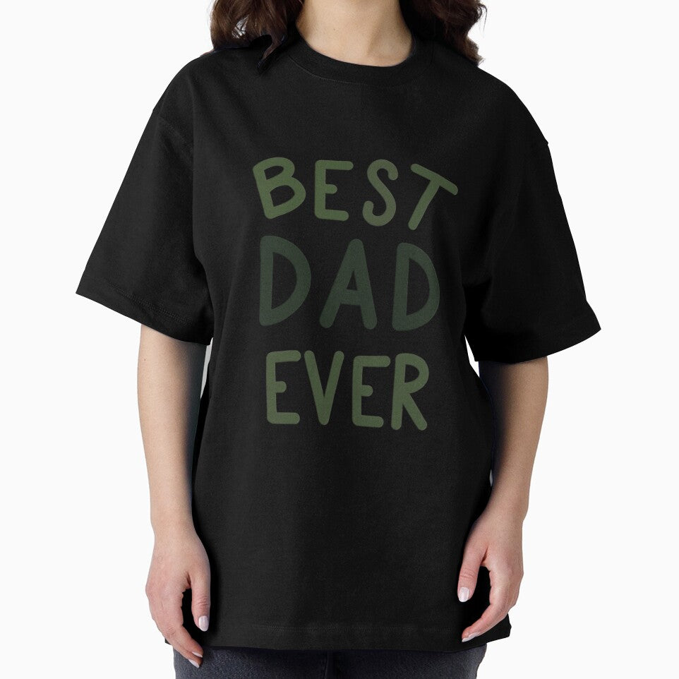 Best Dad Ever Green and White by eaprice19