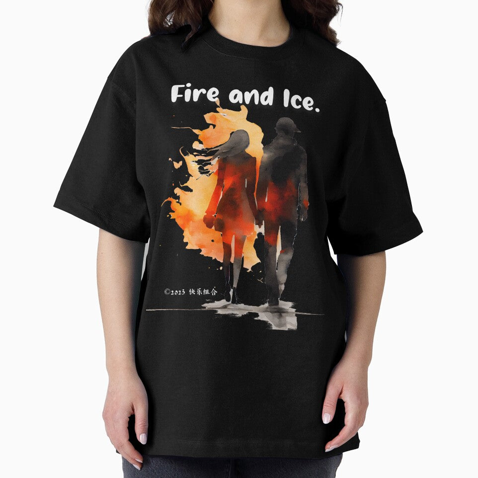 Valentines Day - Fire and Ice by David Apricot
