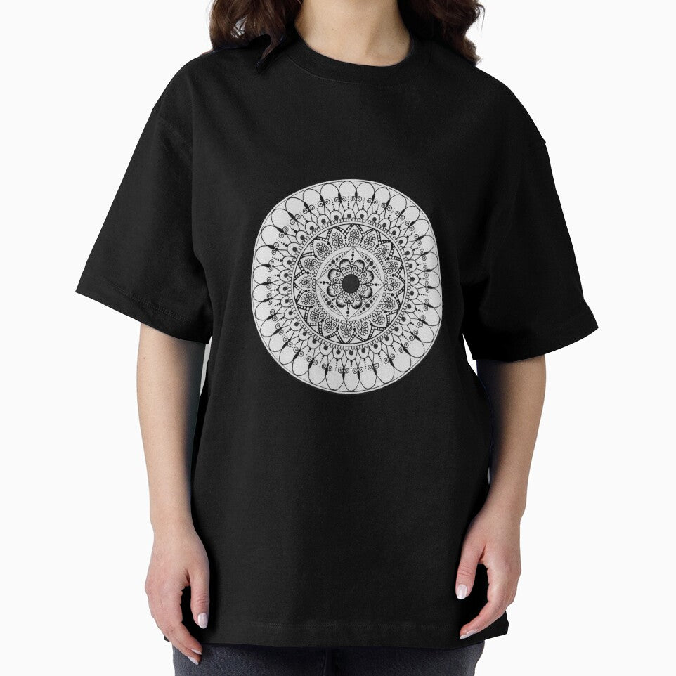 Hand Drawn Black Mandala Design by Zedart