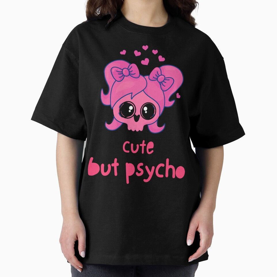 cute but psycho cute goth skull by SKULLARTISTRY