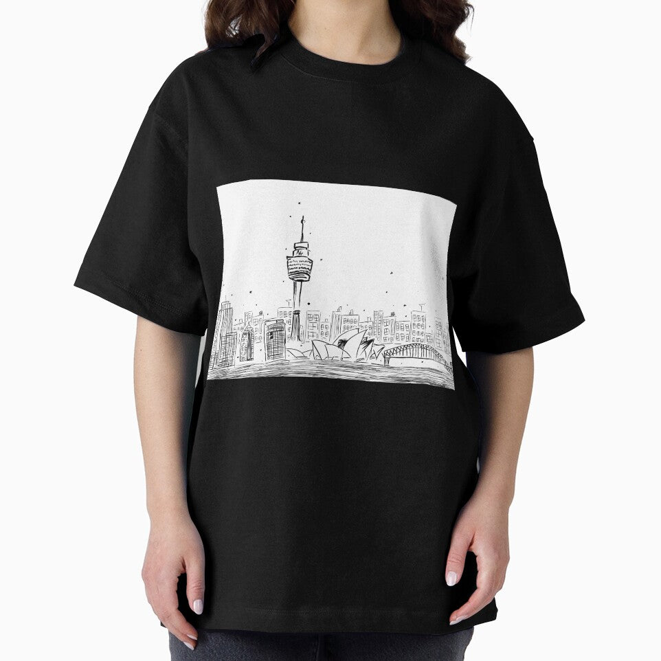 Sydney Skyline Design. Sydney eye tower. Australia Skyline. City skyline. by BrigitaArtShop