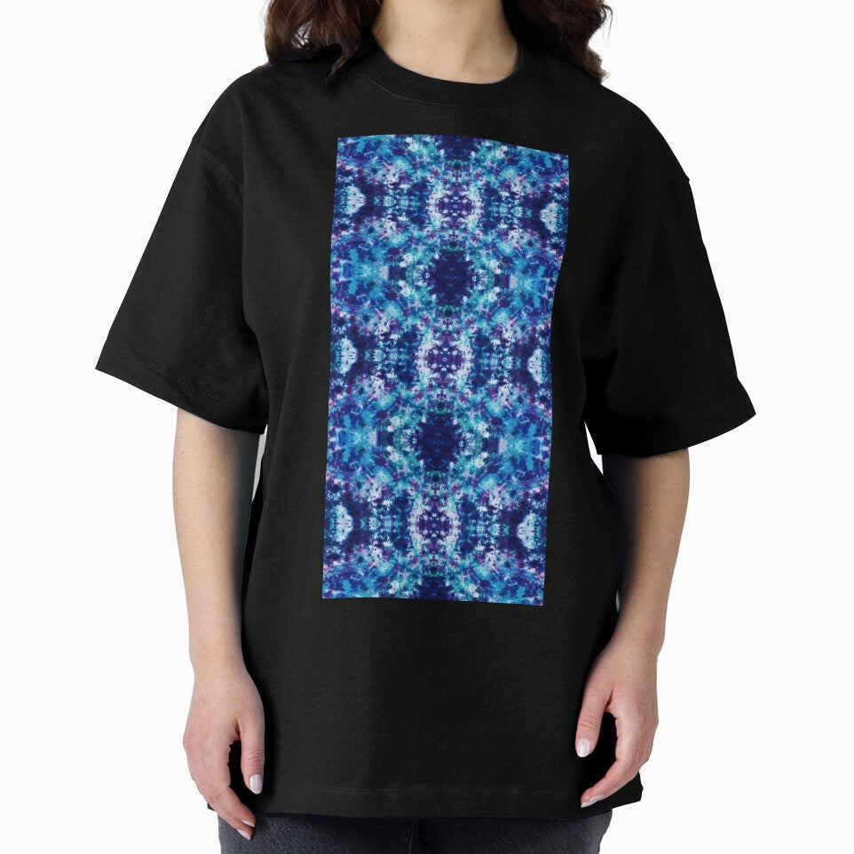 Tie Dye Blue Purple Psychedelic Pattern by ShowMePride