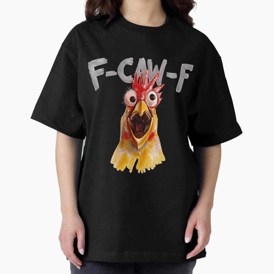F-Caw-F Funny Screaming Chicken by Biedroneczka