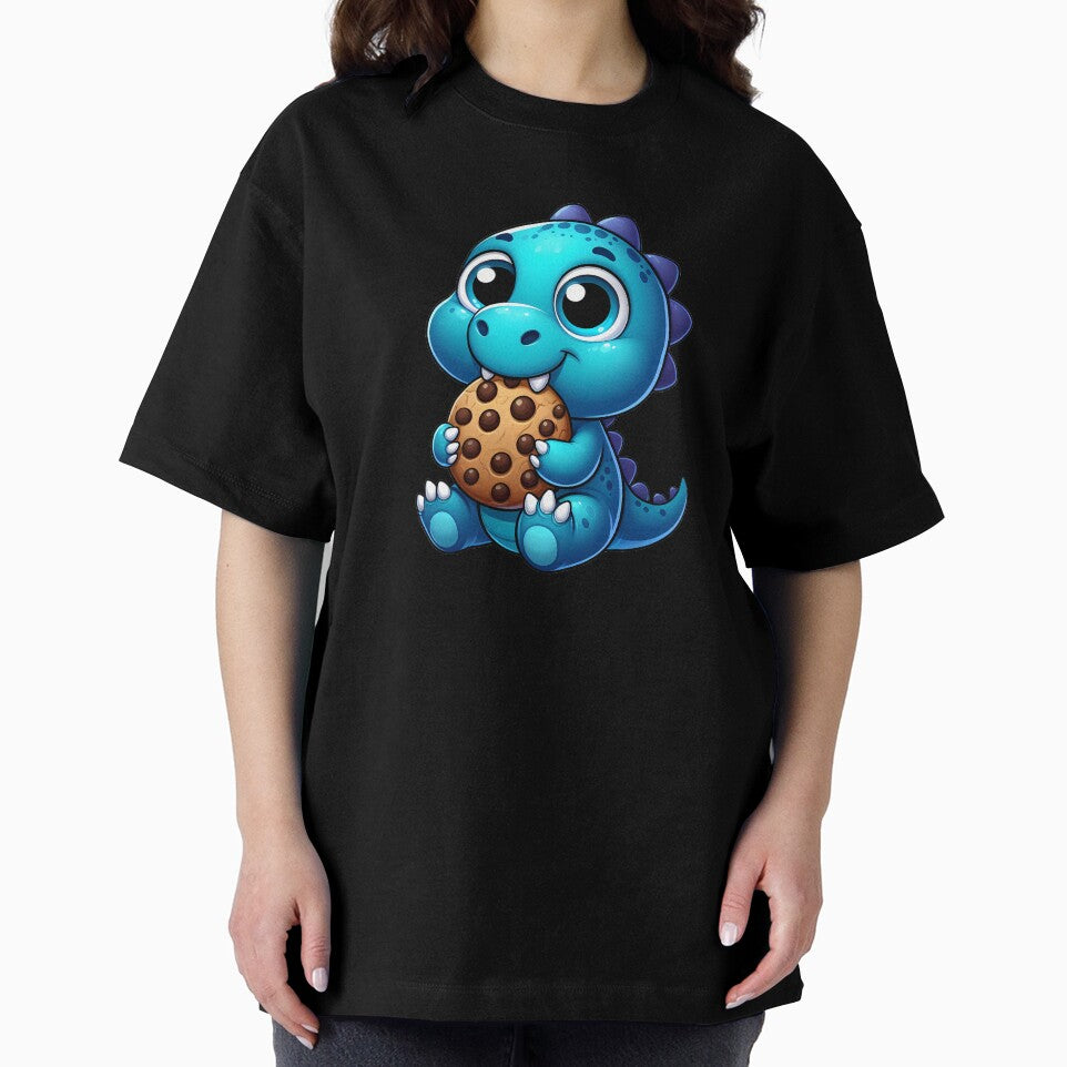 blauer Dino mit Schokokeks by Toms Tee