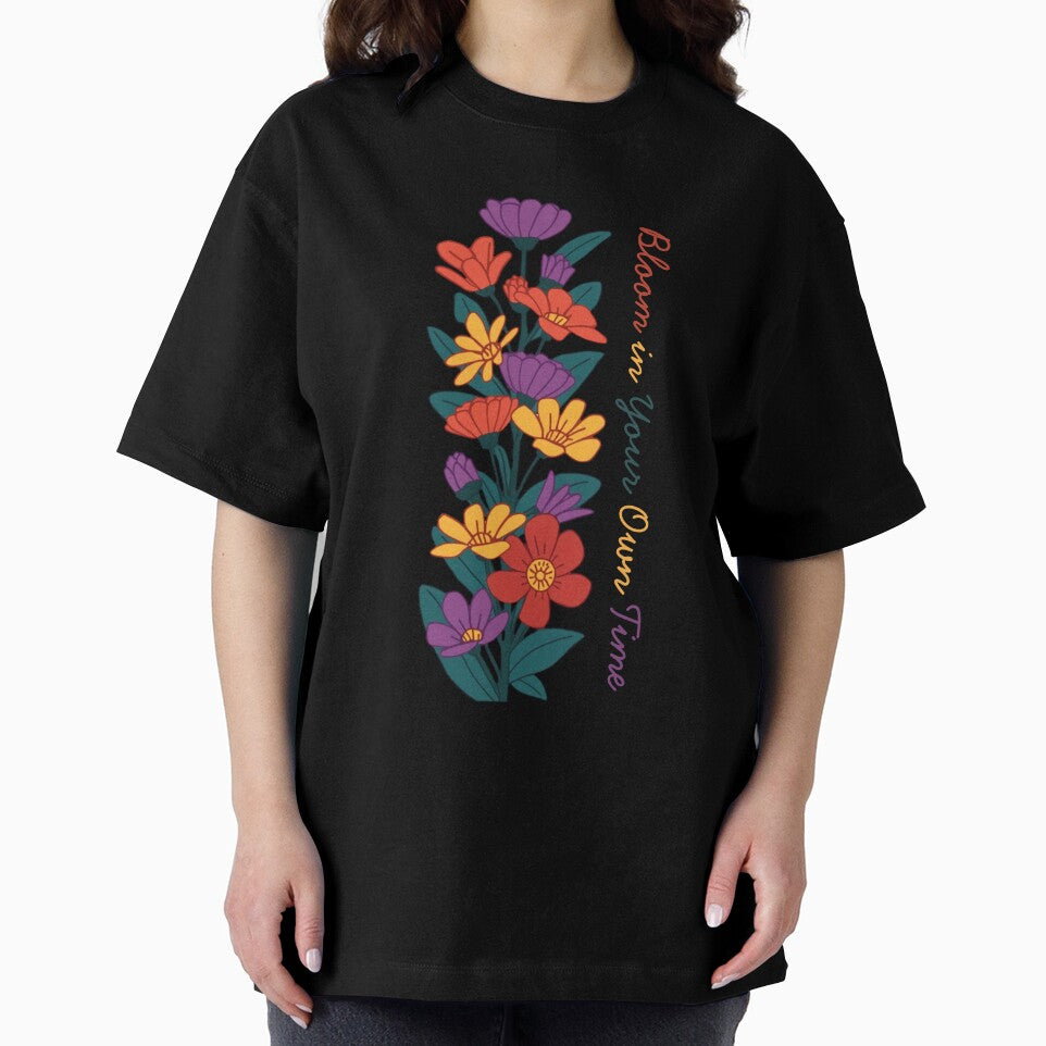 Trendy Floral Graphic Tee for Casual Style by quietvisualsco