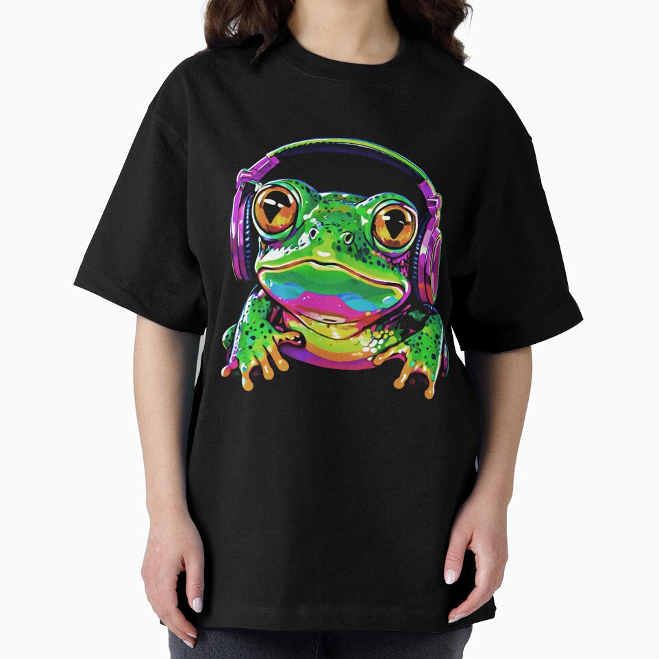 “?? DJ Frog Vibes! ?✨ - Unleash the Beat with this Colorful DJ Frog Artwork! ??” by trixxcreative
