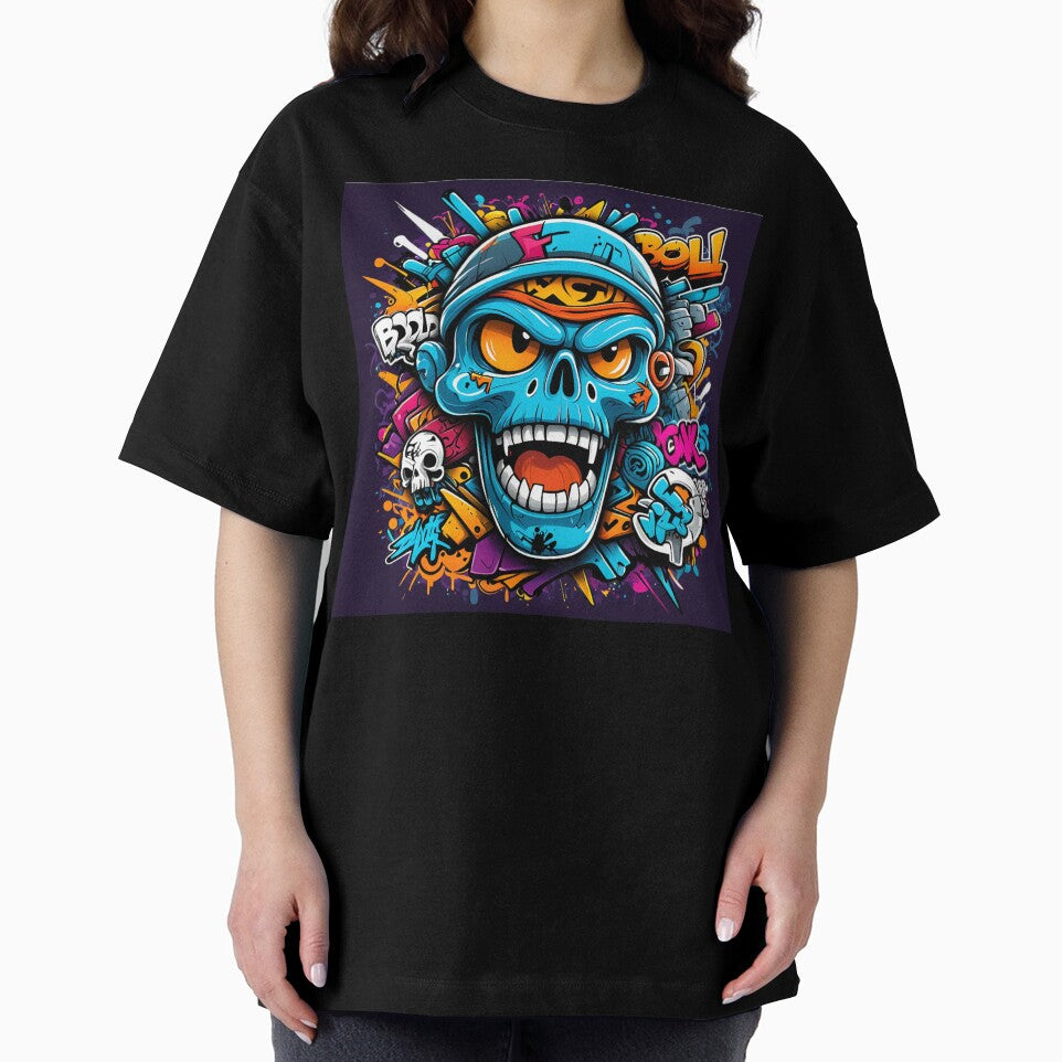 Graffiti Street Skull Style by RedHearts76
