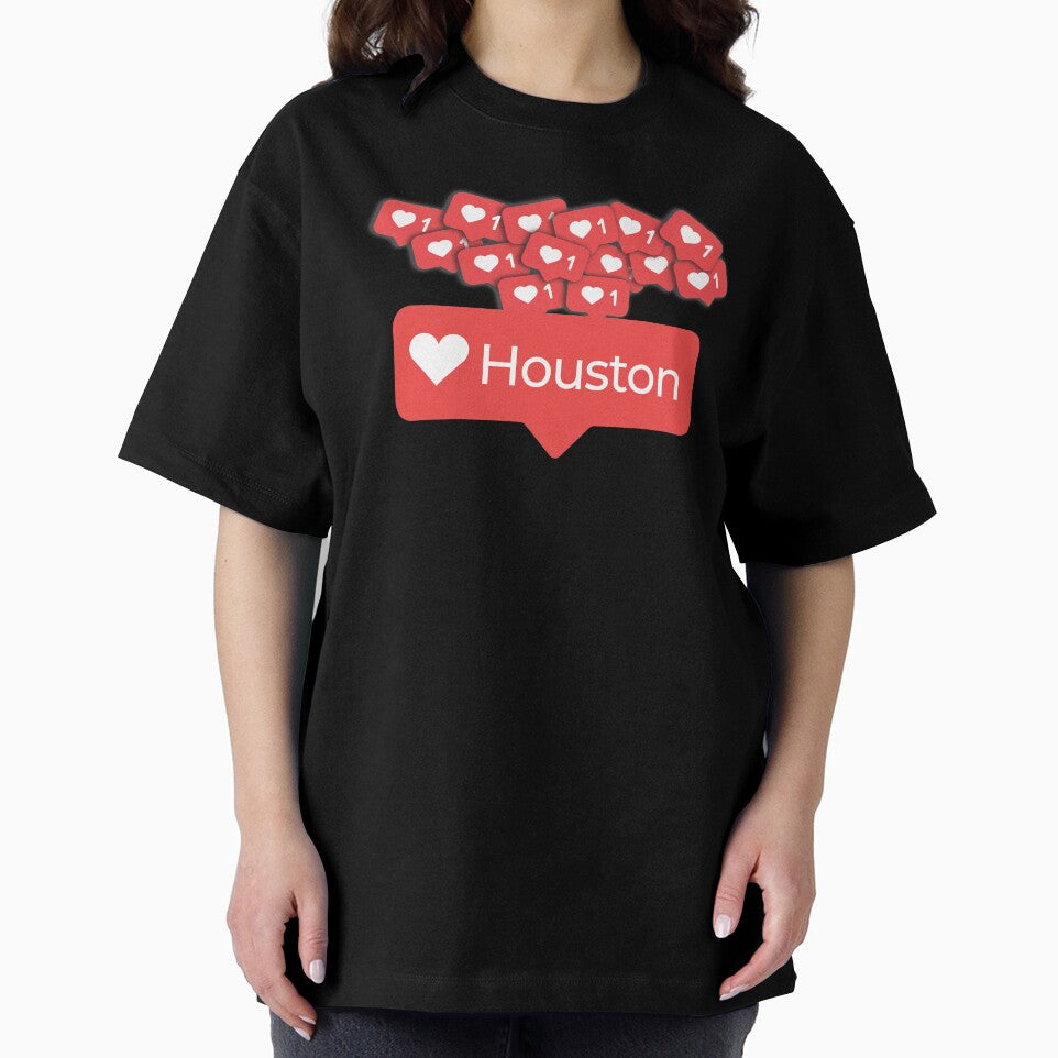Love My Houston Texas Notification Hearts by elhefe