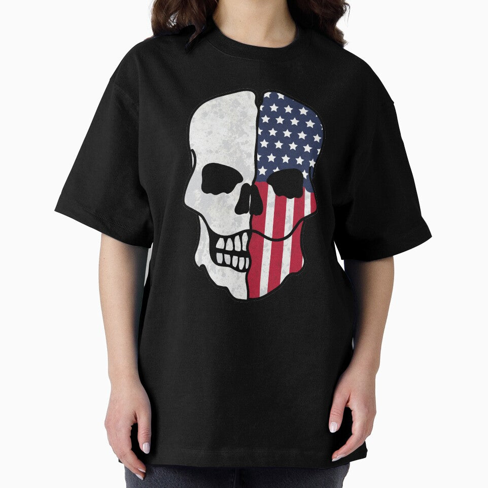 American Flag Skull by MarshallStickerX