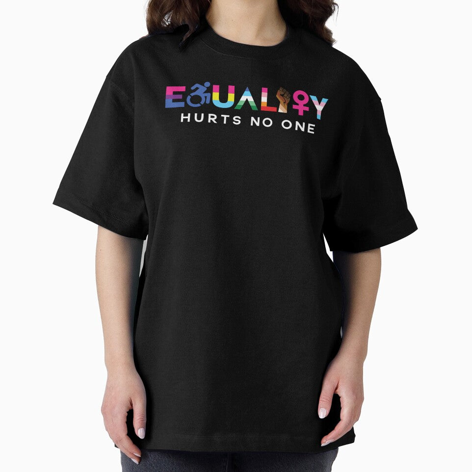Equality Hurts No One - Bi, Pan, MLM, WLW, Skintone Range; White Text by Star Danny Baeson