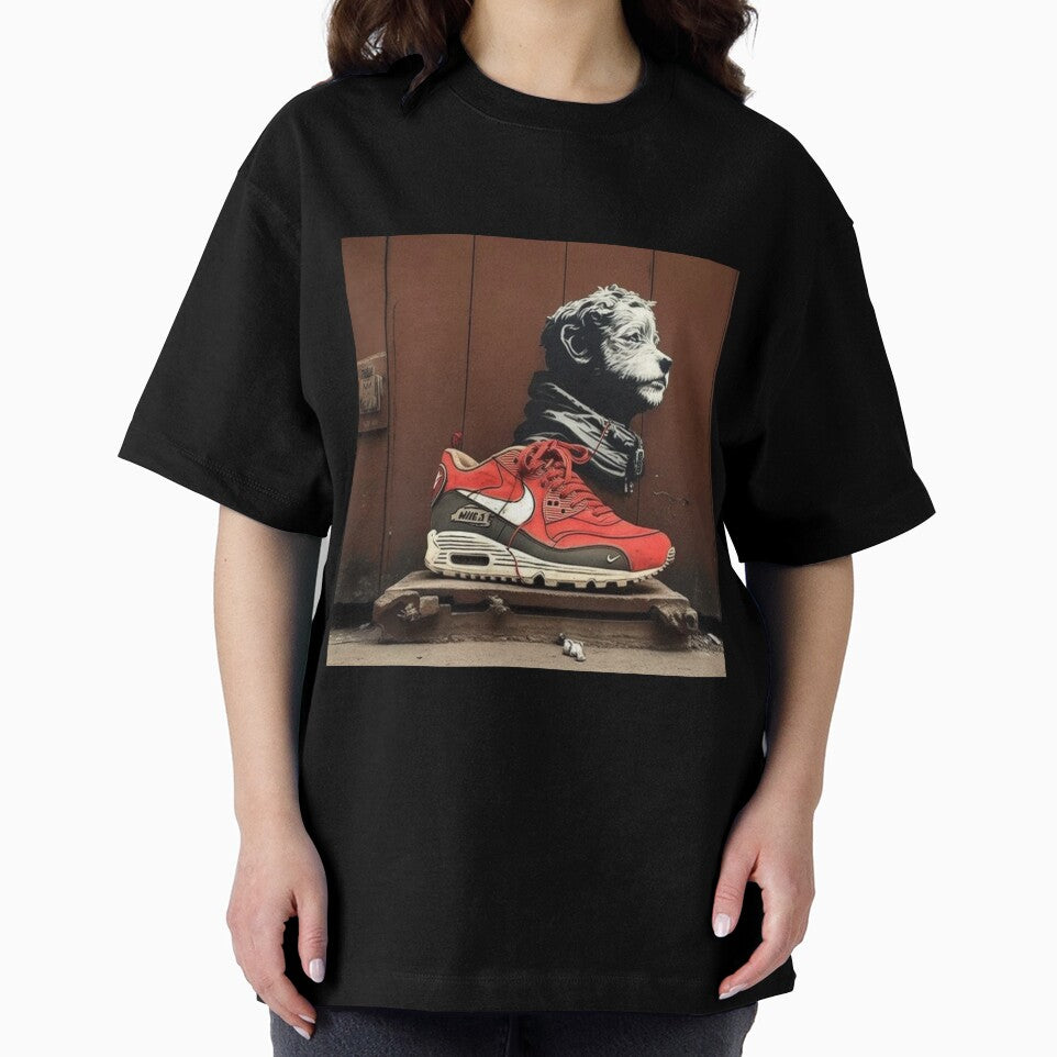 Banksy inspo Air Max by BlurrdGrafix