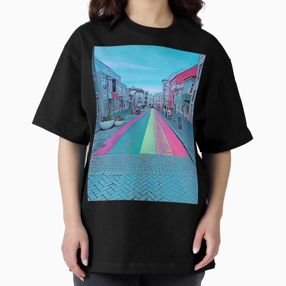 Colours of reykjavik - art print by Nicfearn86