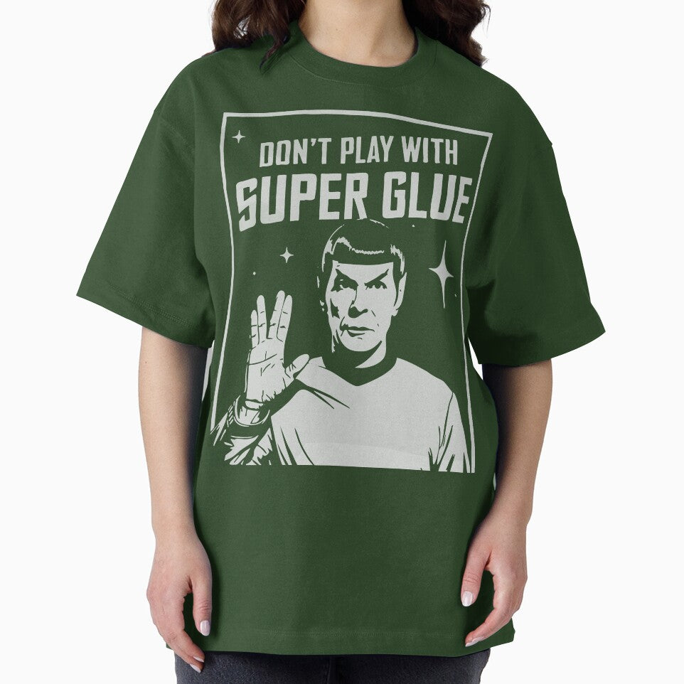 Don't Play With Superglue  (transparent for a darker background) by GorArt1