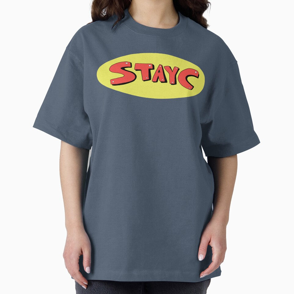 STAYC STAYDOM Logo Yellow Background by babyfriedrice