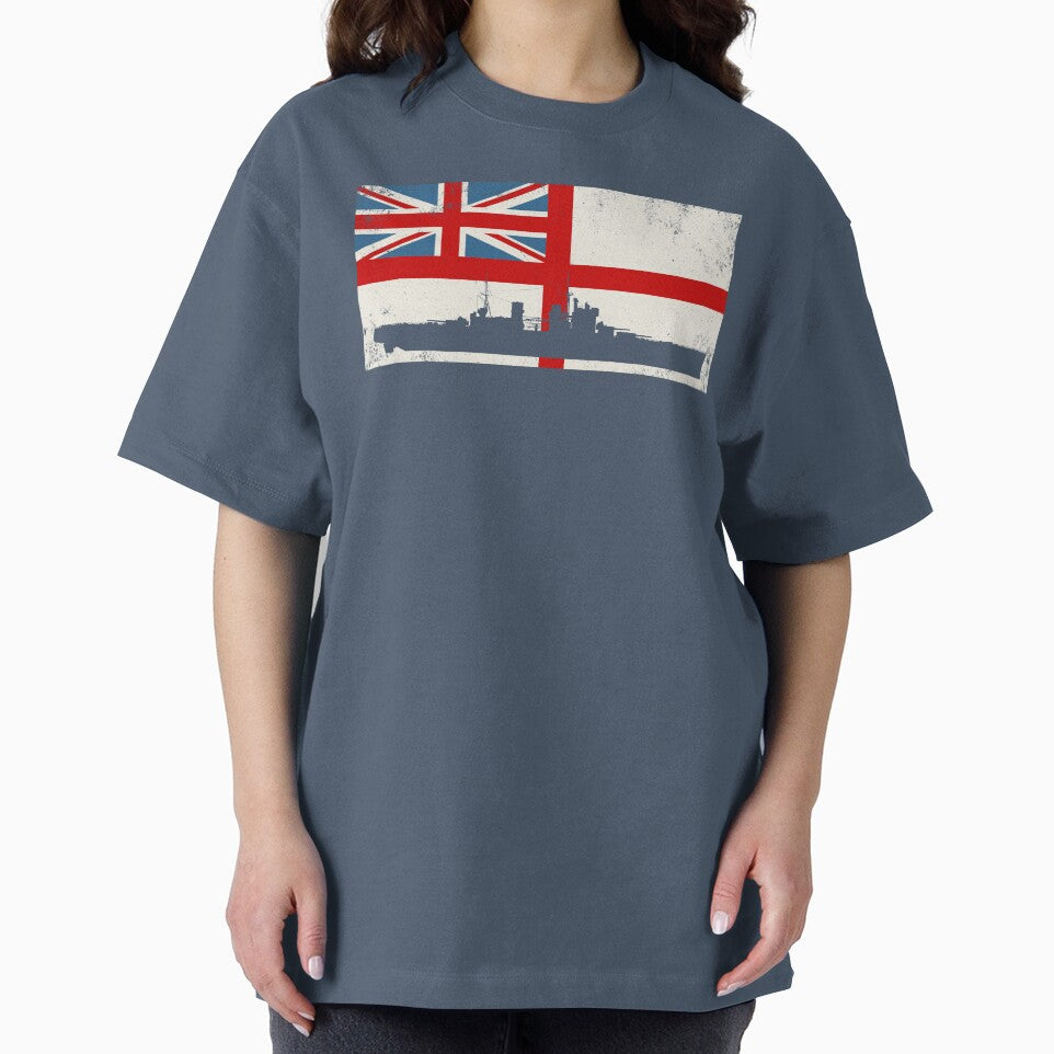 HMS Prince of Wales British Navy flag by NicGrayGraphic