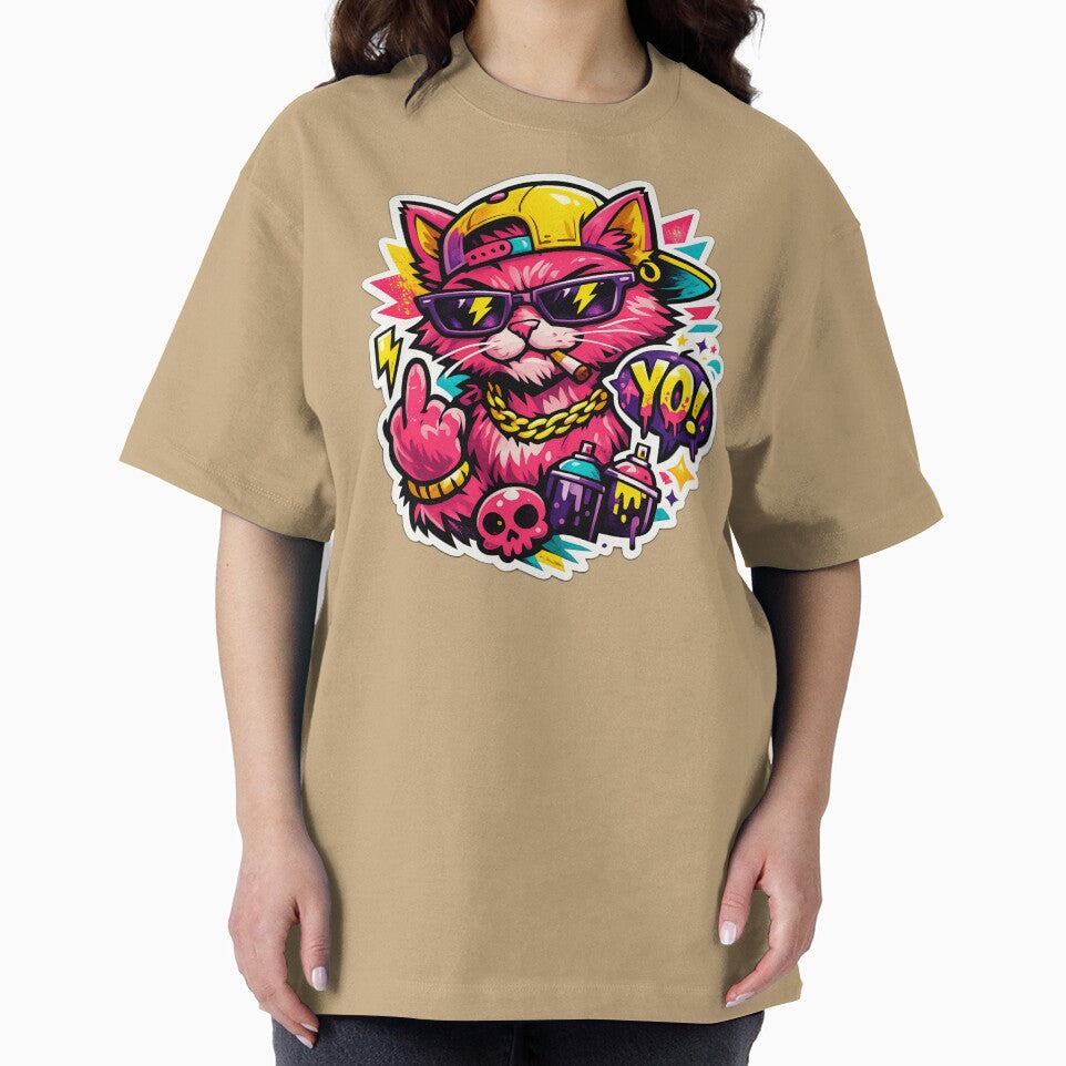 Cool funky cat design by Mohitt09