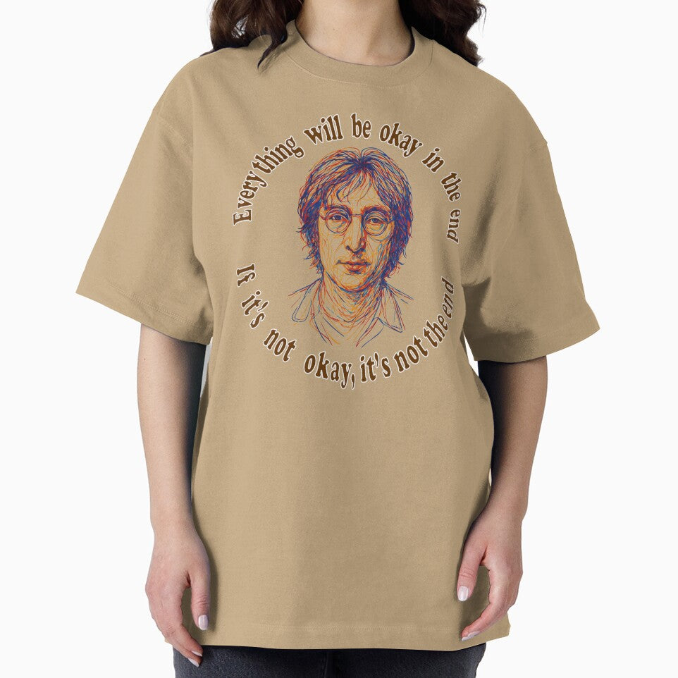 John Lennon quote art inspirational quote by Trendlurk