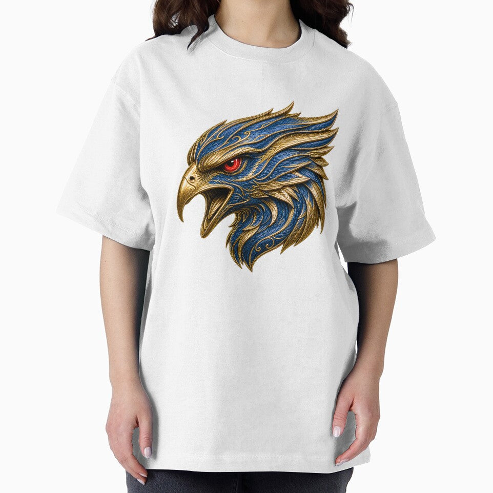 Luxury Ornamental Wildlife Falcon for T-Shirts, Hoodies, Stickers & Print-on-Demand by Mnrrstudio