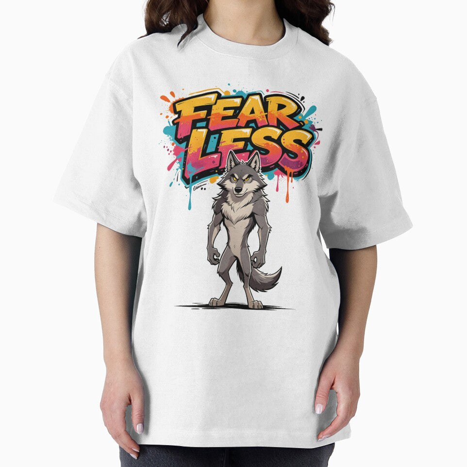Fearless Wolf Bold Statement by LINSSEX Style • Urban & Sport Streetwear
