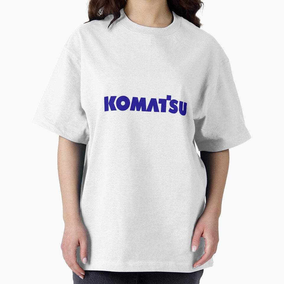 Komatsu Heavy Machinery Blue Corporate Logo by leilaka23