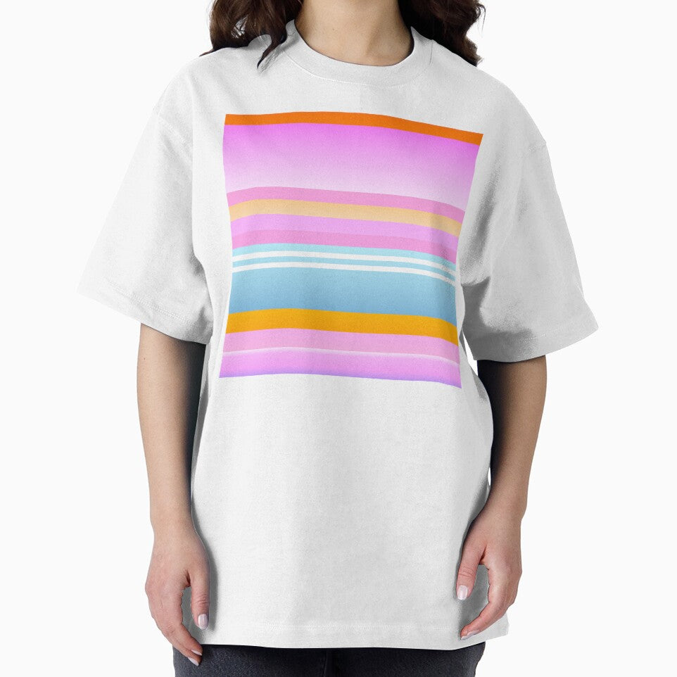 Pink colorful creative line pattern | Pink colorful horizontal lines by lausn