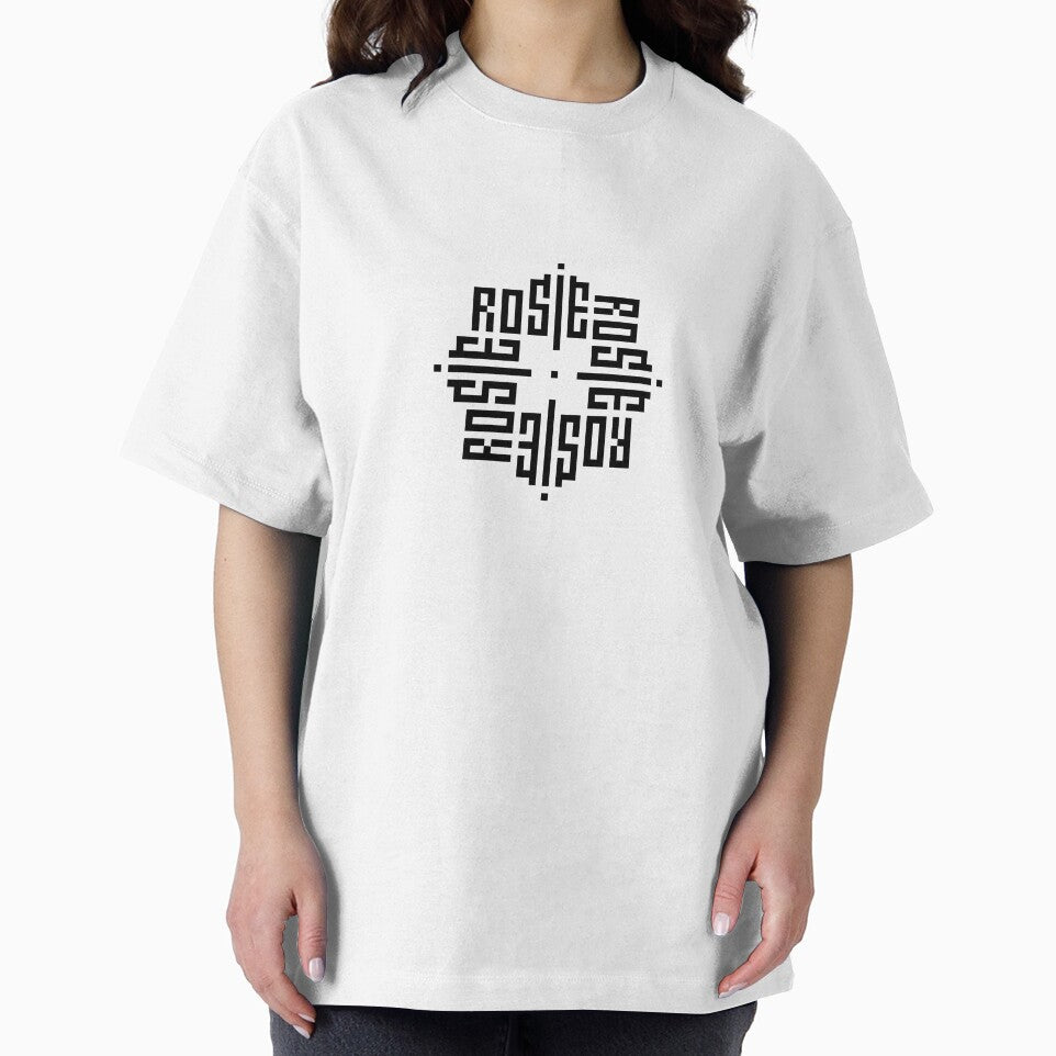 ROSIE | Black  | Modern Geometric Kufi Calligraphy | From Name to Art by FOR YOUR NAME