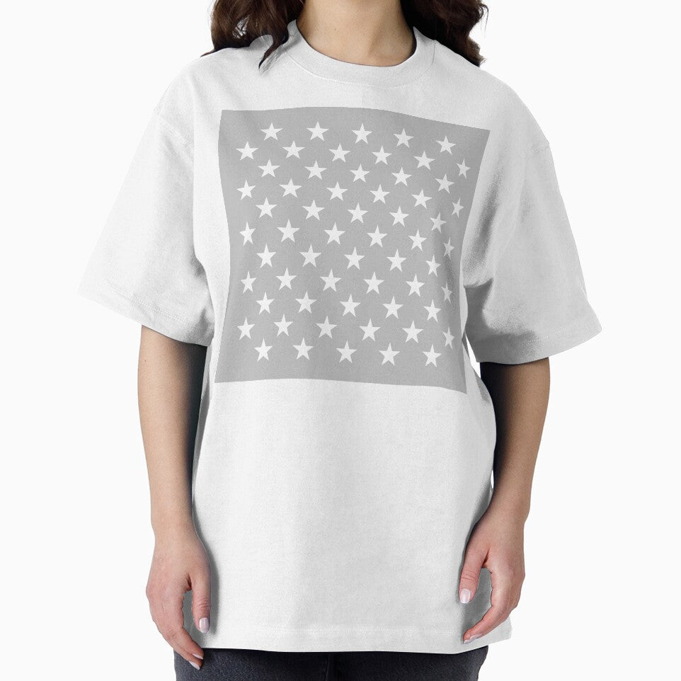 Small WHITE and SILVER GREY STARS by RachelMacht