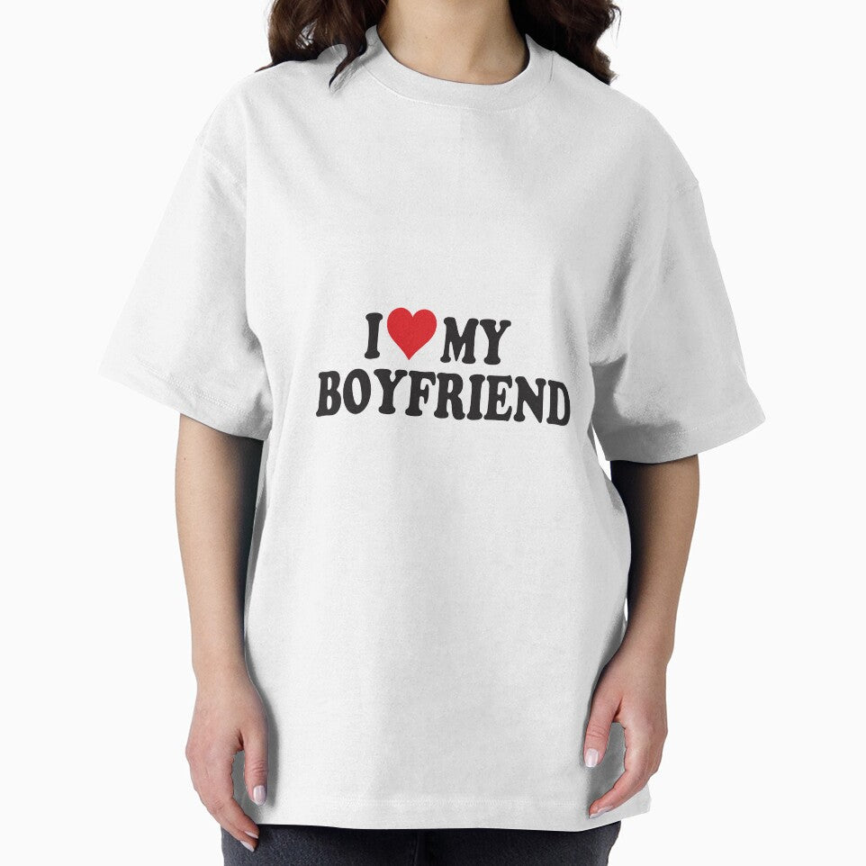 I Love My Boyfriend Romantic Heart Love Quote by Moriarty's Digital Visions