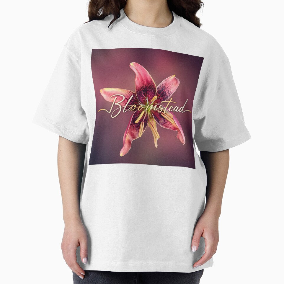 Bloomstead Elegant Lily Flower Typography by Violafleurviolett