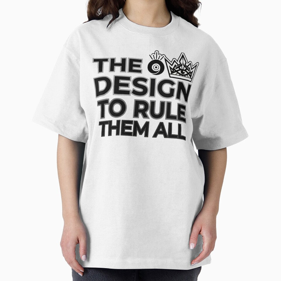 Minimalist "The One Design to Rule Them All" Vector Typography Graphic by Pixel And Palette Designs