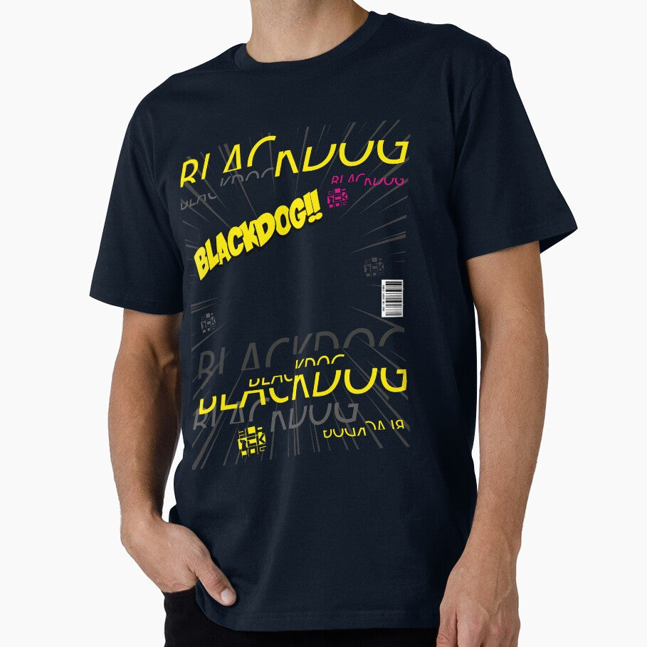official black dog by juanefecto