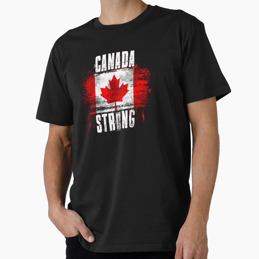 Canada Strong Distressed Graffiti Flag by ockshirts