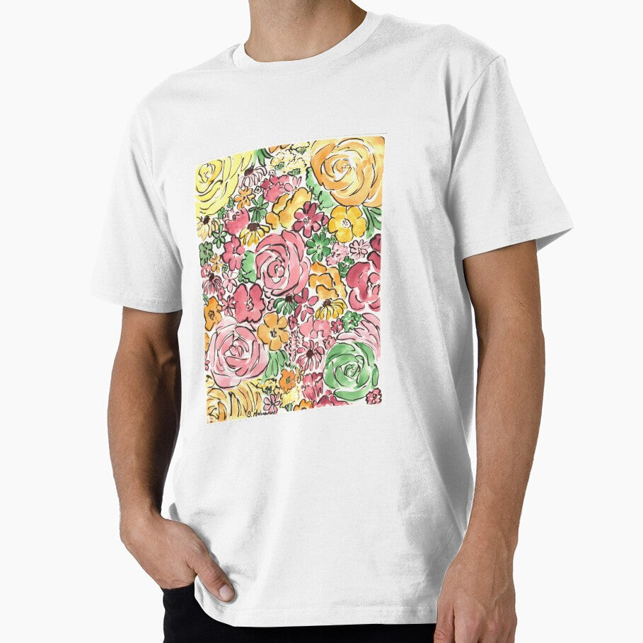 Candy colored flowers by Fog and Fables Art