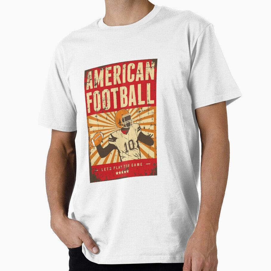 American Football Player Red Mustard by OikieToikie