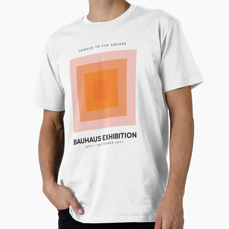 Homage To The Square Bauhaus Exhibition Orange by ahumbleconcept