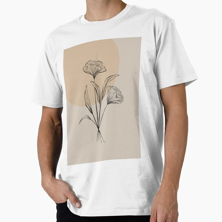 Wildflower Boho Line Art | Elegant Flowers | by RachelFCreative