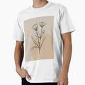 Floral Boho Line Art | Wildflower Tulips | by RachelFCreative