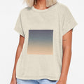 AUTUMN SUNSET - Minimalist Monochrome Grey Orange Gradient Ombre by GRDNT