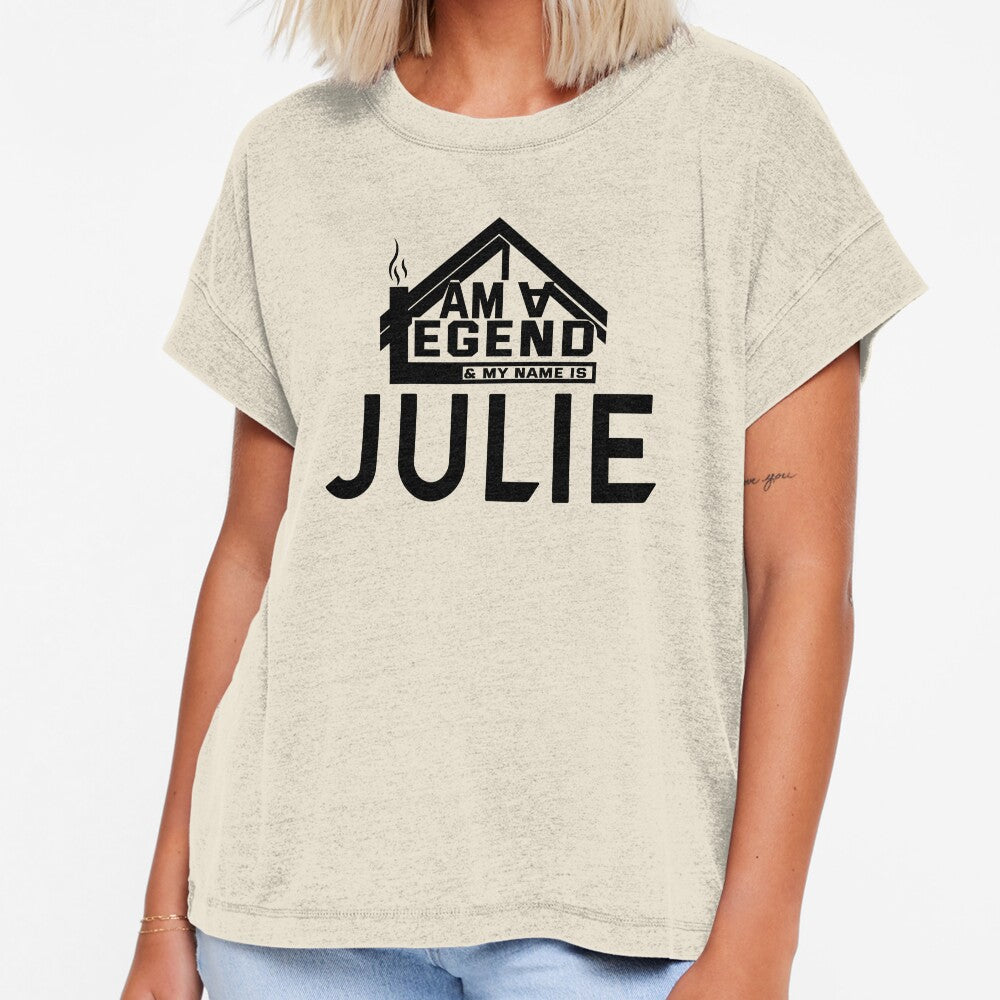 I Am a Legend: Custom Name Design for Julie by koreatvtea