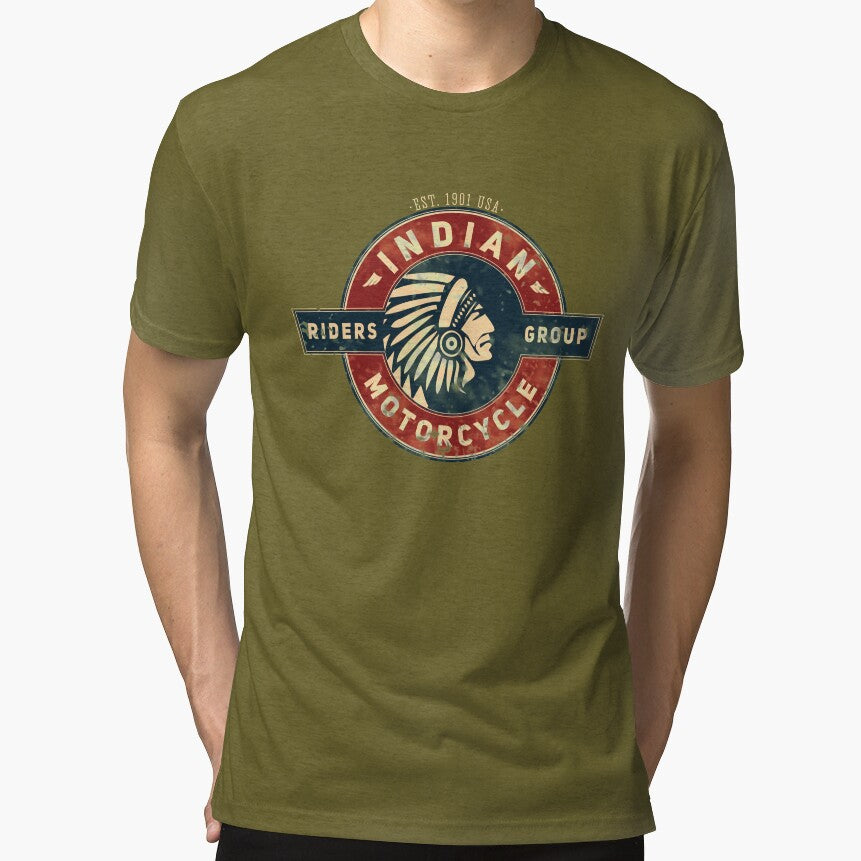 India motorcycles bike riders group native america round symbol by originalstar