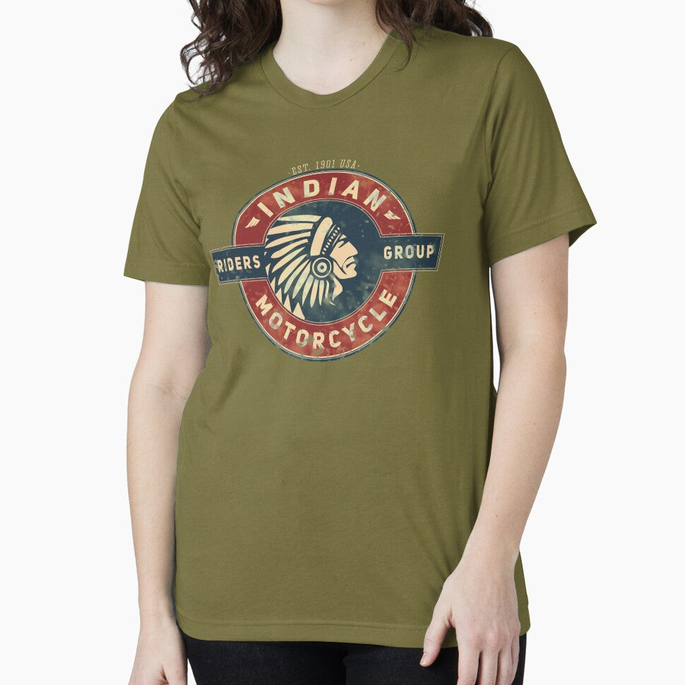 India motorcycles bike riders group native america round symbol by originalstar