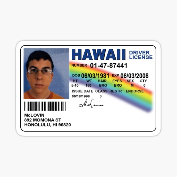 Mclovin Fake ID - Funny Meme by SynstheticRealm