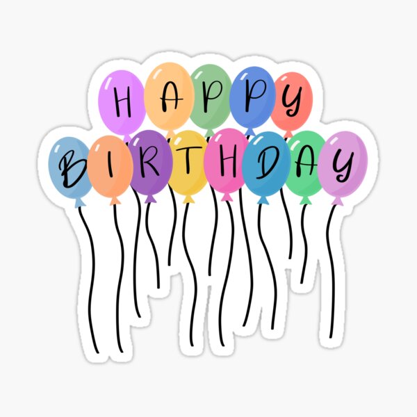 happy birthday balloons by kelseycecelia